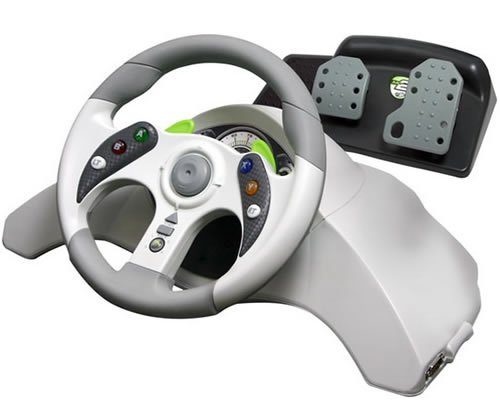 Volante Racing Wheel Con Pedales Microcon Madcatz X360
